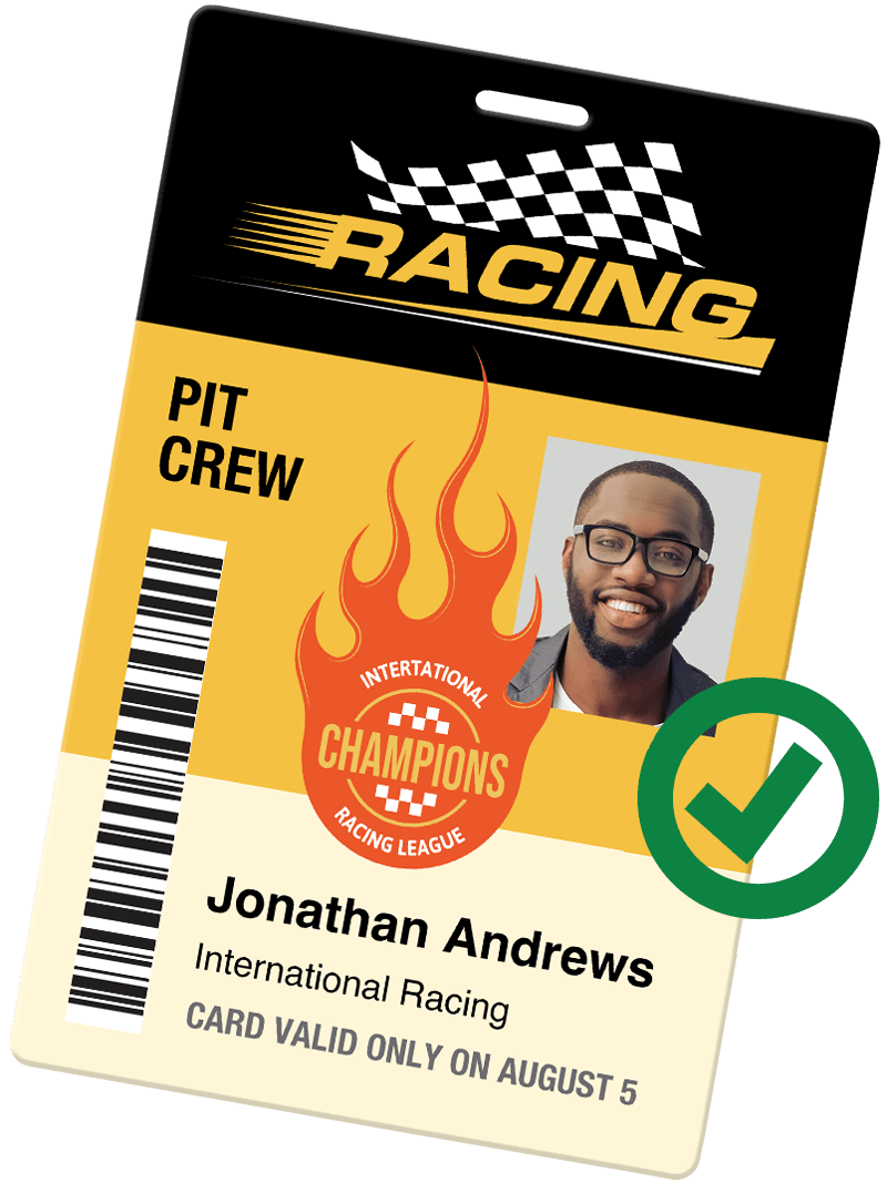 Race Event- Badging Good Print